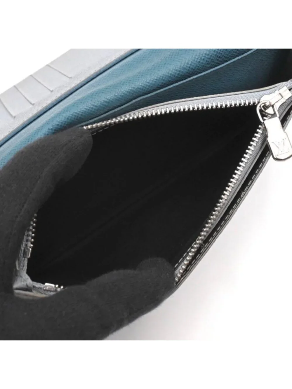Louis Vuitton Epi Eclipse Portefeuille Brazza Wallet Black